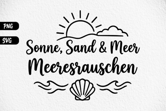Beach Quote Clipart for Modern Graphics