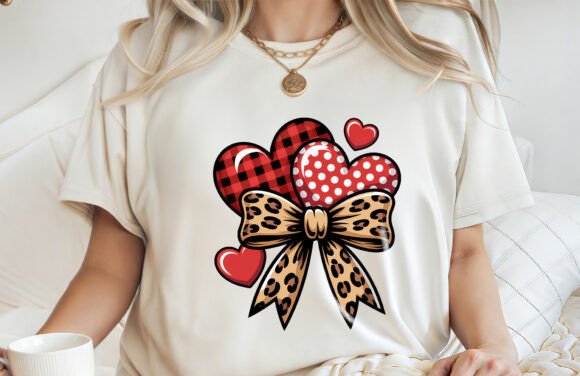 Coquette Valentine Sublimation PNG: Graphics for T-Shirt Designs