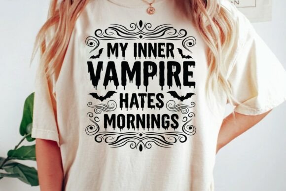 Witchy Vampire Quote Graphic for T-Shirt Designs