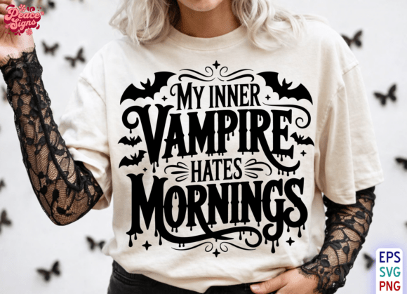 Witchy Vampire Quote Graphics for T-Shirt Designs